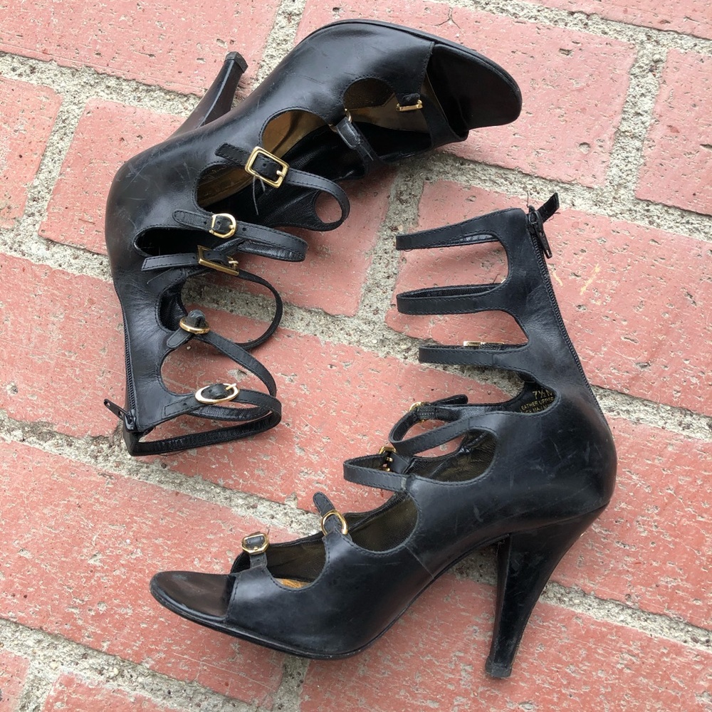 Report Signature Strappy Heels Booties